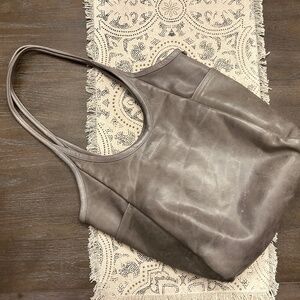 Super sturdy full leather handmade leather tote bag
